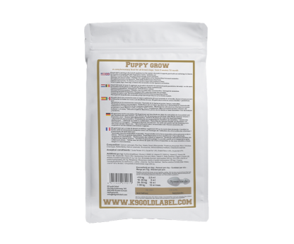 Puppy Grow Refill K9 Gold Label – suplement dla szczeniąt w opakowaniu uzupełniającym