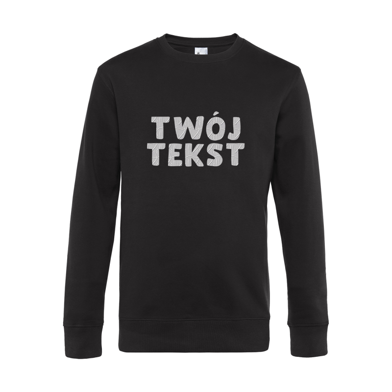 Crewneck Your Text - 3D Embroidery