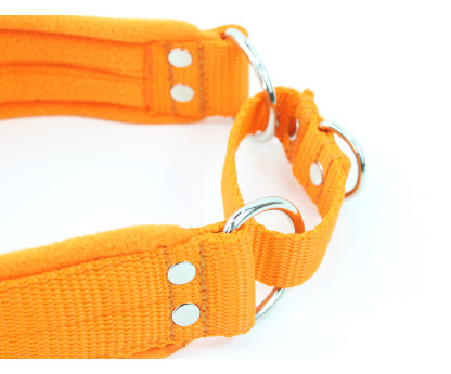 Obroża półzaciskowa podszyta polarem FLEECE COMFORT HALF CHOKE 4 cm