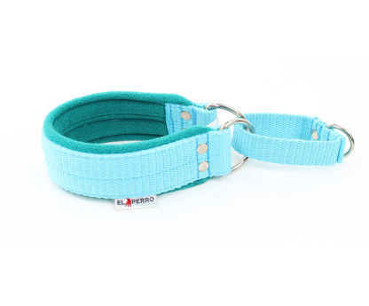 Obroża półzaciskowa podszyta polarem FLEECE COMFORT HALF CHOKE 4 cm