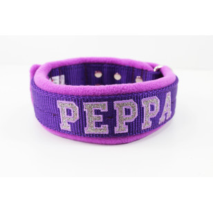 Collar Glitter Fleece Kennel 5 cm 2