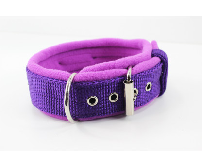 Obroża Glitter Fleece Kennel 5 cm