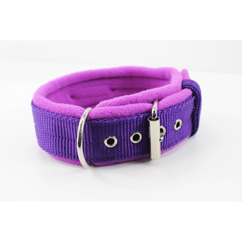 Obroża Glitter Fleece Kennel 4 cm