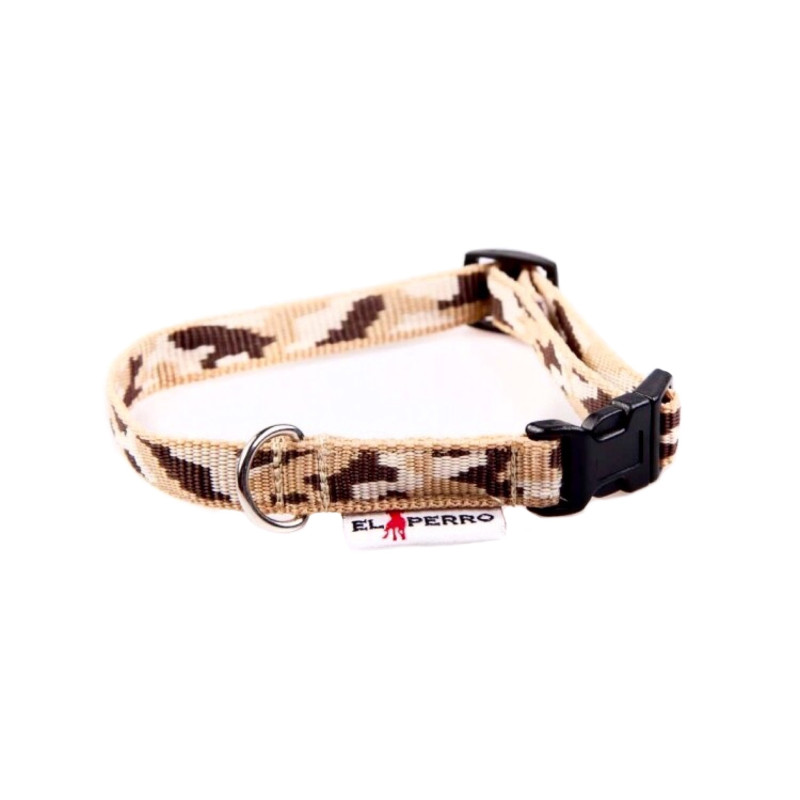 Collar CAMOUFLAGE PUPPY CLICK 1,5 cm