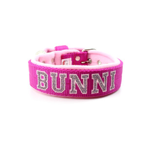 Obroża Glitter Fleece 4 cm