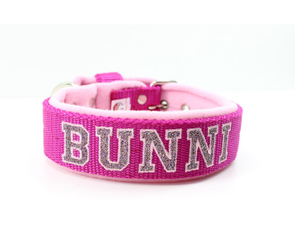 Collar Glitter Fleece 4 cm