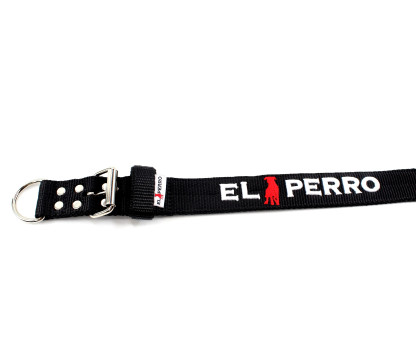 Obroża EL PERRO KENNEL CZARNA - 5 cm