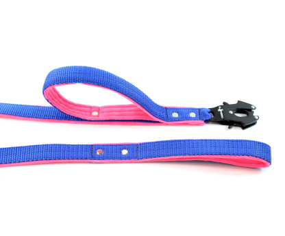 Smycz EXTRA FLEECE COMFORT EXTREME z dwiema rączkami  2,5 cm