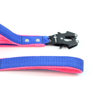 Smycz EXTRA FLEECE COMFORT EXTREME z dwiema rączkami  2,5 cm 2