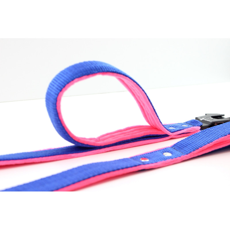 Smycz EXTRA FLEECE COMFORT EXTREME z dwiema rączkami  2,5 cm