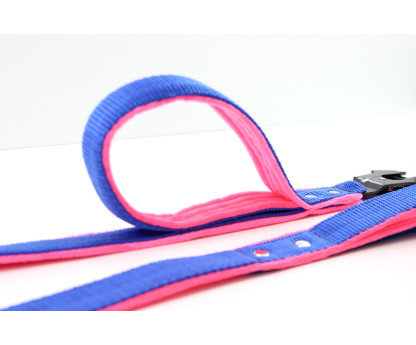 Smycz EXTRA FLEECE COMFORT EXTREME z dwiema rączkami  2,5 cm
