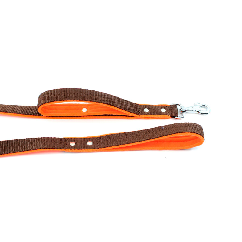 Leash EXTRA FLEECE COMFORT with Two Handles – 2.5 cm