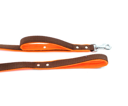 Leash EXTRA FLEECE COMFORT with Two Handles – 2.5 cm