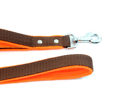 Leash EXTRA FLEECE COMFORT with Two Handles – 2.5 cm