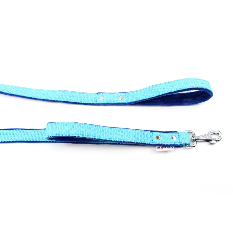 Smycz EXTRA FLEECE COMFORT z dwiema rączkami 2,5 cm