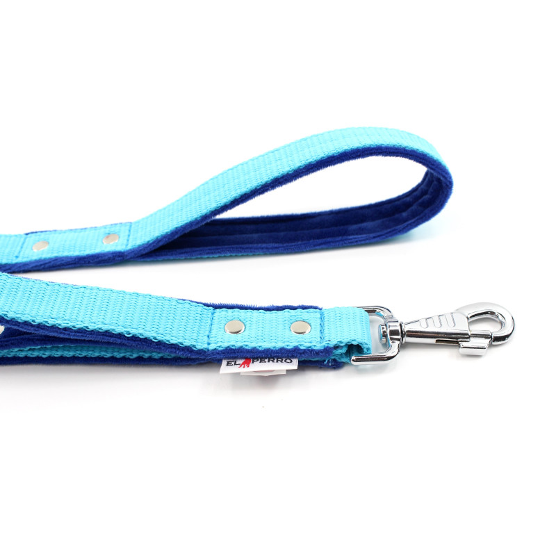 Smycz EXTRA FLEECE COMFORT z dwiema rączkami 2,5 cm