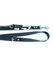 Smycz GUMOWANA TWIST LOCK PRZEPINANA 2,5 CM/125-250 cm