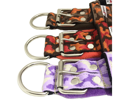 OBROŻA CAMOUFLAGE FLEECE COMFORT KENNEL Z PÓŁKOLEM 5CM