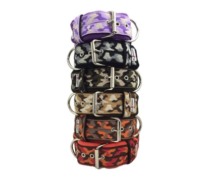 OBROŻA CAMOUFLAGE FLEECE COMFORT KENNEL Z PÓŁKOLEM 5CM