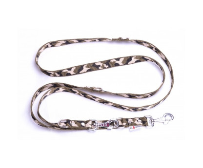 CAMOUFLAGE ADJUSTABLE LEAD 120-240/2CM