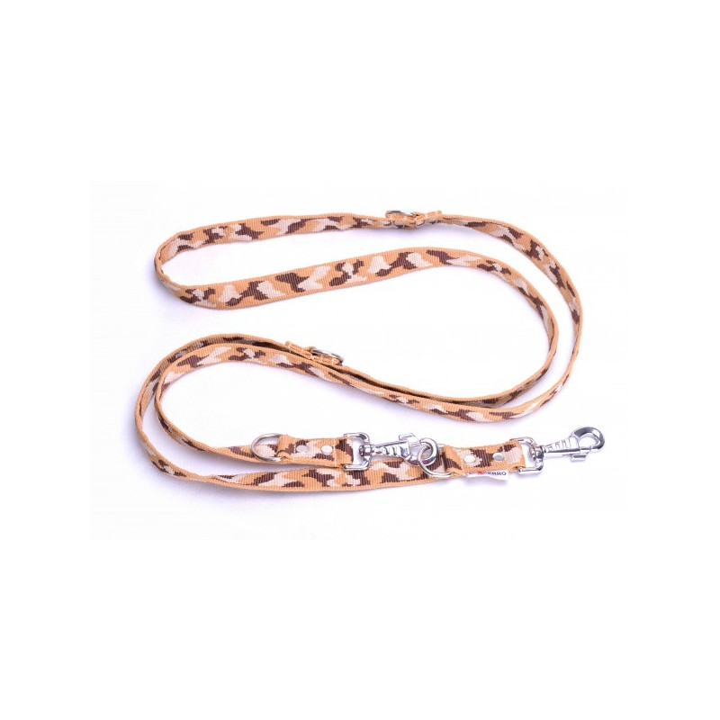 CAMOUFLAGE ADJUSTABLE LEAD 120-240/2CM