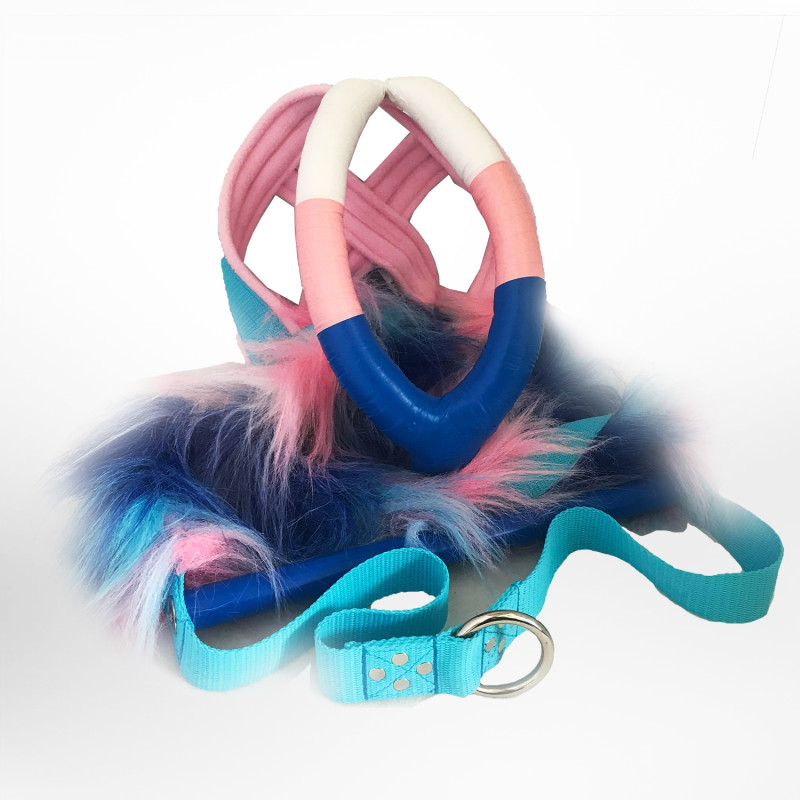 Szelki WEIGHT PULLING AIR X-BACK long fur/ animal