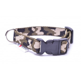 CAMOUFLAGE PUPPY CLICK COLLAR 2CM