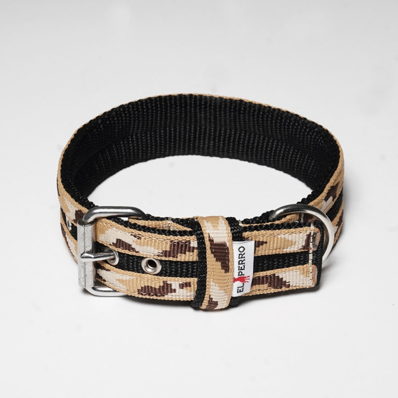 Collar CAMOUFLAGE STRIPS 4 cm