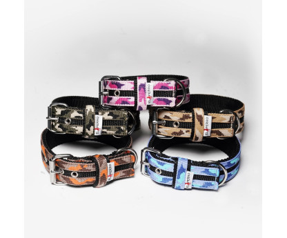 Collar CAMOUFLAGE STRIPS 4 cm