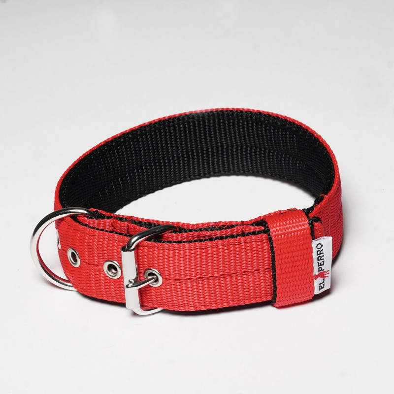 Obroża z półkolem  JUICY TRIPLE KENNEL 4 cm