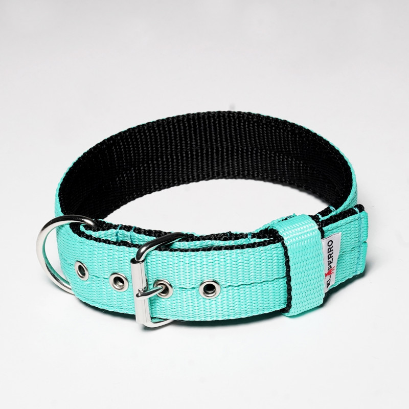 Obroża z półkolem  JUICY TRIPLE KENNEL 4 cm