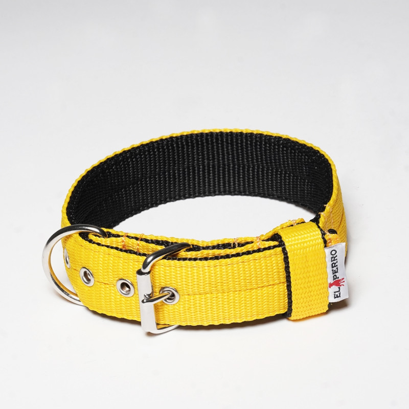 Obroża z półkolem  JUICY TRIPLE KENNEL 4 cm