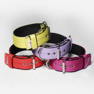 Obroża z półkolem  JUICY TRIPLE KENNEL 5 cm