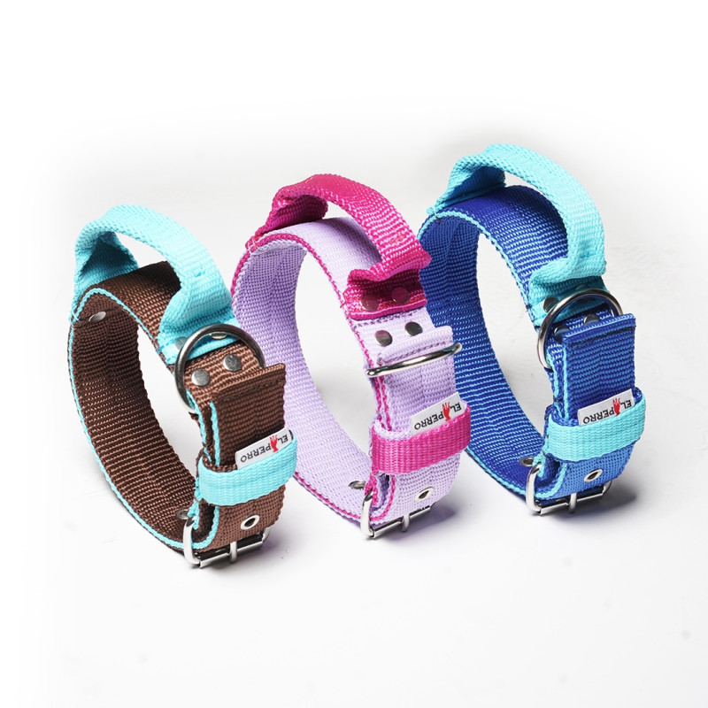 Collar SAFE GRIP Double Color 4 cm